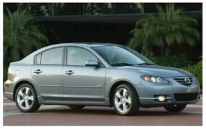 Mazda 3 csomagtértálca 4 ajtós 2003.10-2009.06-ig.