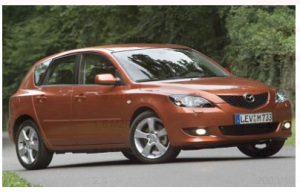 Mazda 3 csomagtértálca 5 ajtós 2003.10-2009.06-ig