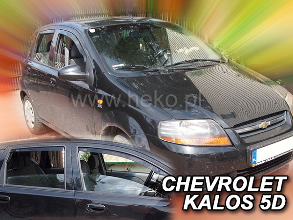 Chevrolet Kalos légterelő első két ablakokhoz 5 ajtós kivitelhez 2005-