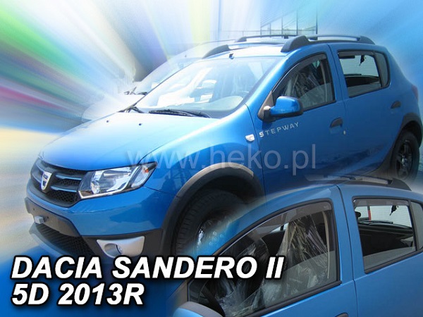 Dacia Sandero légterelő első+hátsó ablakokhoz 5 ajtós kivitelhez 2012.12-2020