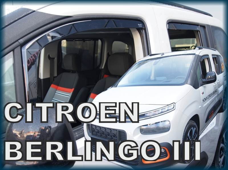 Citroen Berlingo légterelő első+hátsó ablakhoz 2018-