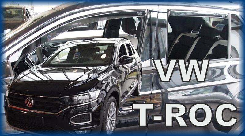 VW T-ROC légterelő első+hátsó ablakokhoz 2017.07-