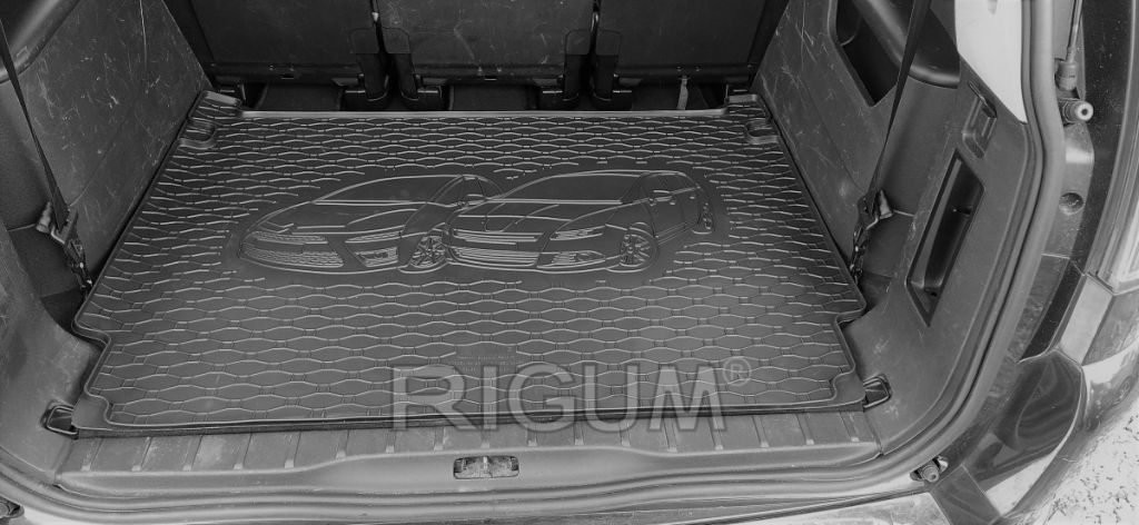 Peugeot 5008 gumi csomagtértálca méretpontos 7/5 személyes 2009.06-2017.03
