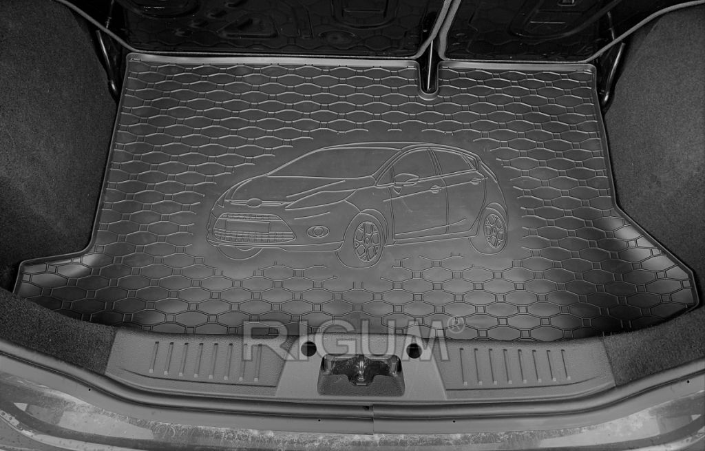 Ford FIESTA gumi csomagtértálca méretpontos 3/5 ajtós 2008.06-