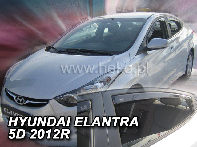 Hyundai Elantra légterelő első+hátsó ablakokhoz 4 ajtós 2010-2015