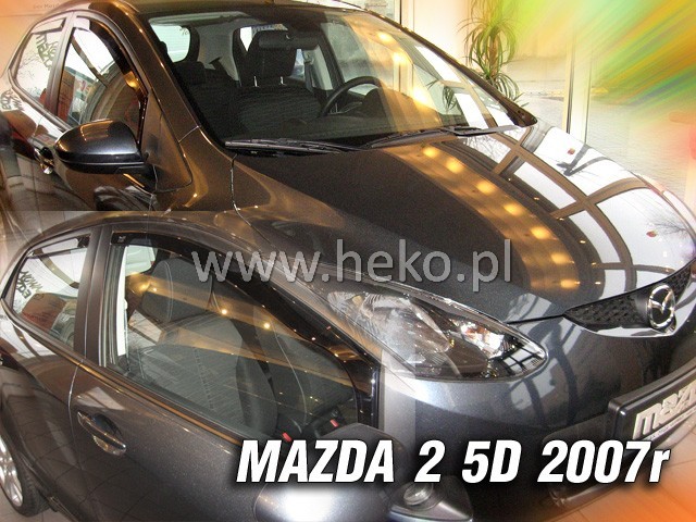 Mazda 2 légterelő első+hátsó ablakhoz 5 ajtós 2007.06-2009