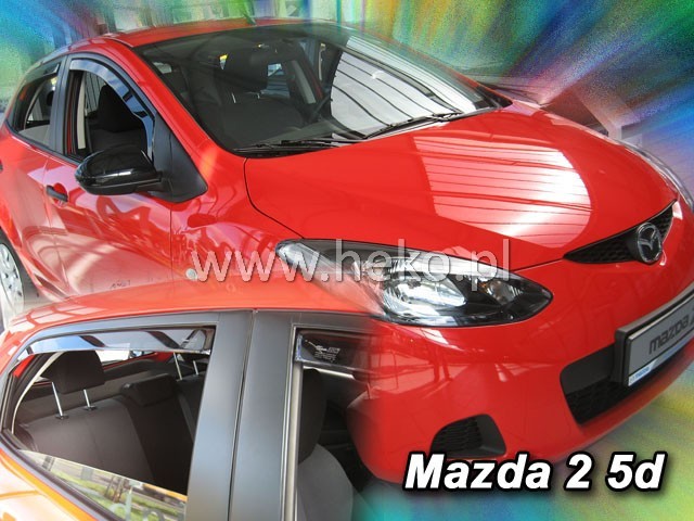 Mazda 2 légterelő első+hátsó ablakhoz 5 ajtós 2009-2014