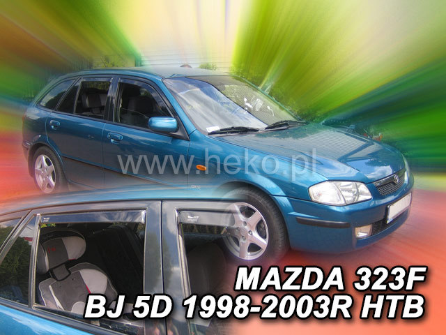 Mazda 323 légterelő első+hátsó ablakhoz 5 ajtós 1998-2003