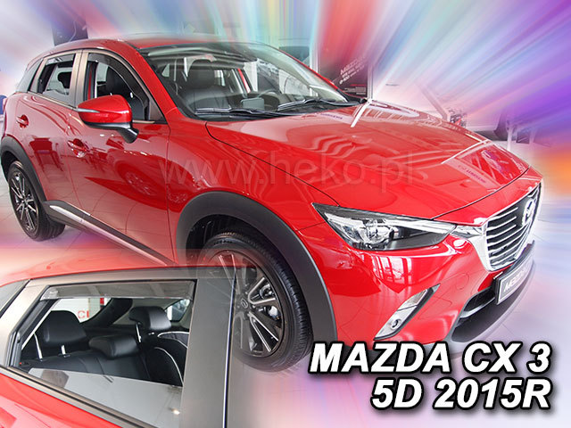 Mazda CX-3 légterelő első+hátsó ablakhoz 5 ajtós 2015-