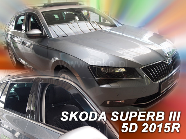 Skoda Superb légterelő első+hátsó ablakhoz kombi 2015-