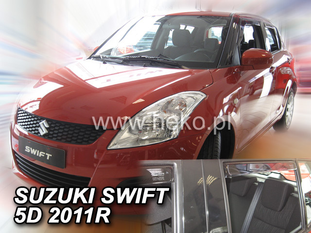 Suzuki Swift légterelő első+hátsó ablakokhoz 5 ajtós 2010.11-