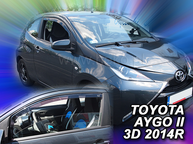 Toyota Aygo légterelő első két ablakhoz 3 ajtós 2014-2021