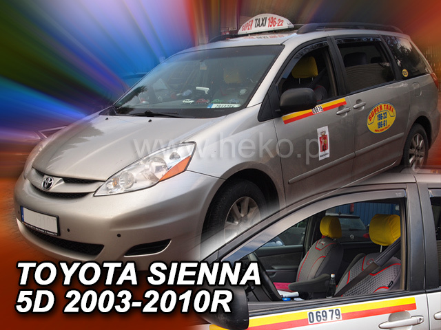 Toyota Sienna légterelő első két ablakhoz 5 ajtós 2003-2010