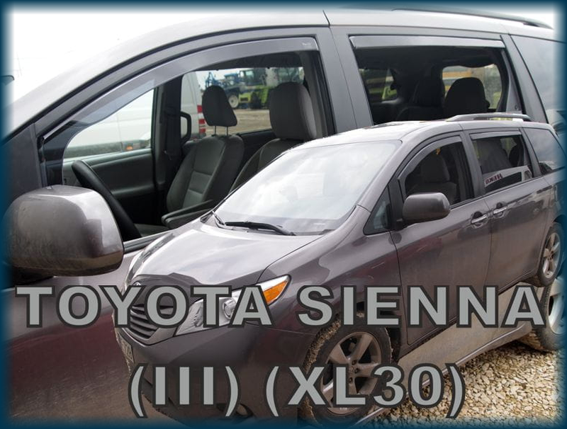 Toyota Sienna légterelő első+hátsó ablakhoz 5 ajtós 2010-