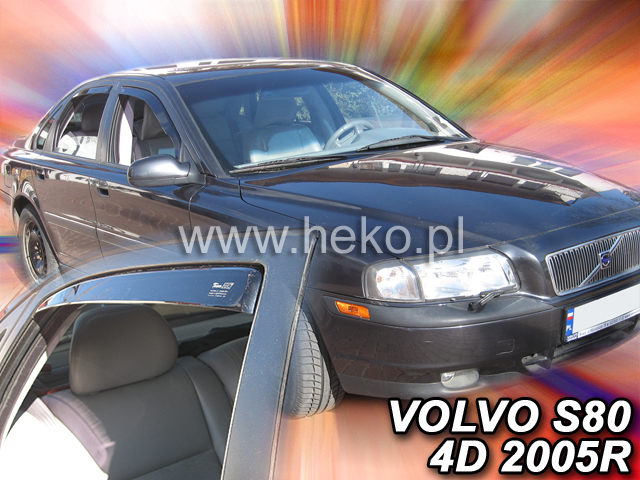 Volvo S80 légterelő első+hátsó ablakhoz 4 ajtós 1998-2006