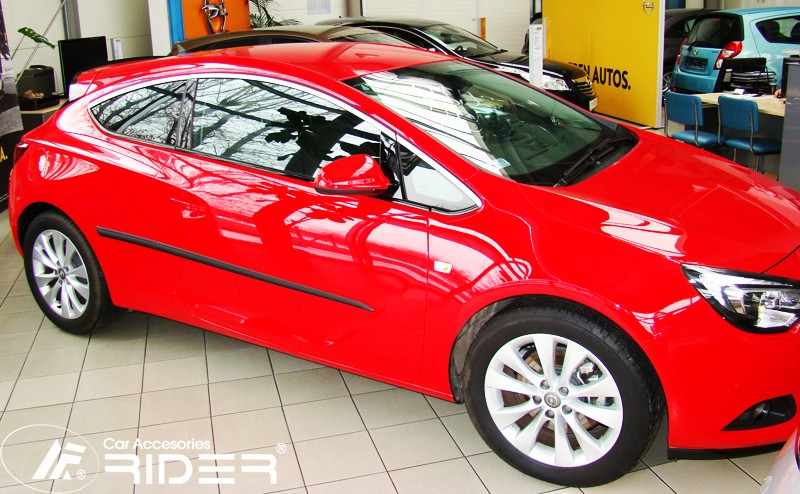 Opel Astra J GTC ajtódíszléc készlet, 3 ajtós 2012