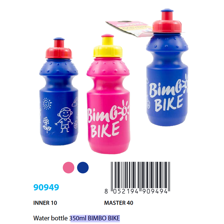 Gyerek Kerékpáros kulacs / Gyerek Vizes palack 350ml BIMBO BIKE