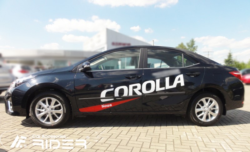 Toyota Corolla (E160) ajtódíszléc készlet, 4 ajtós 2012-2019